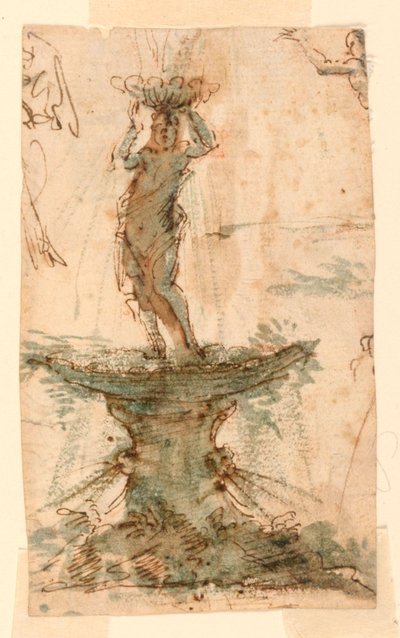 Ontwerp voor een fontein door Unknown artist