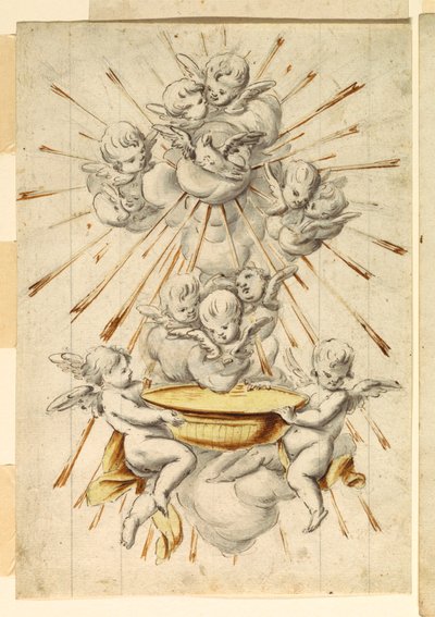 Ontwerp voor een Wijwaterbak door Unknown artist