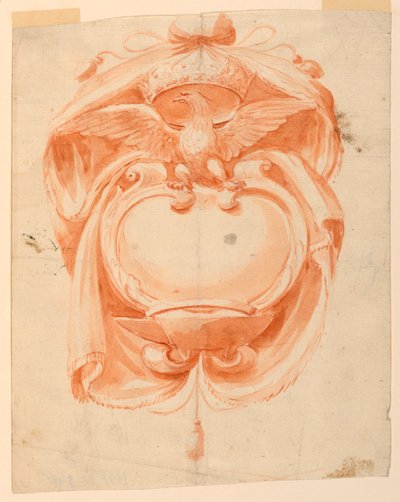 Ontwerp voor een Wijwaterbak door Unknown artist
