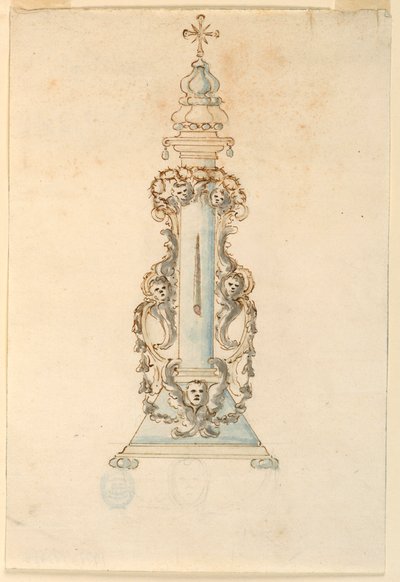 Ontwerp voor een Relikwie voor een Doorn van de Kroon door Unknown artist