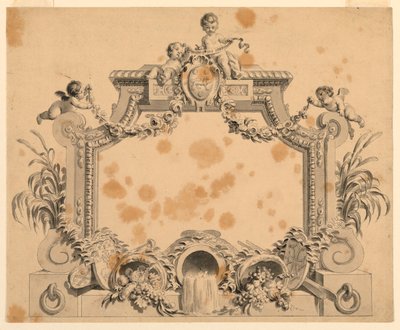Ontwerp voor een Titelpagina door Unknown artist