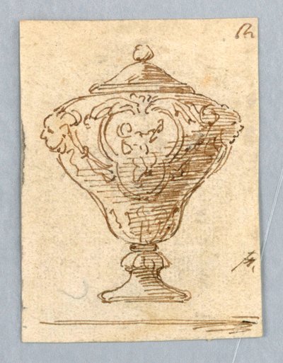 Ontwerp voor een vaas door Unknown artist