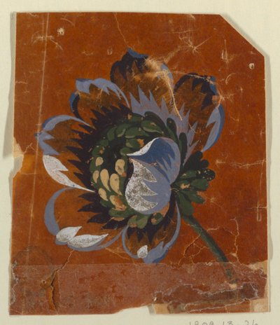 Ontwerp voor een geweven stof door Unknown artist