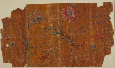 Ontwerp voor een geweven horizontale rand door Unknown artist