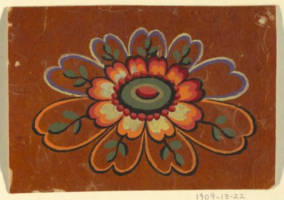 Ontwerp voor een geweven motief door Unknown artist