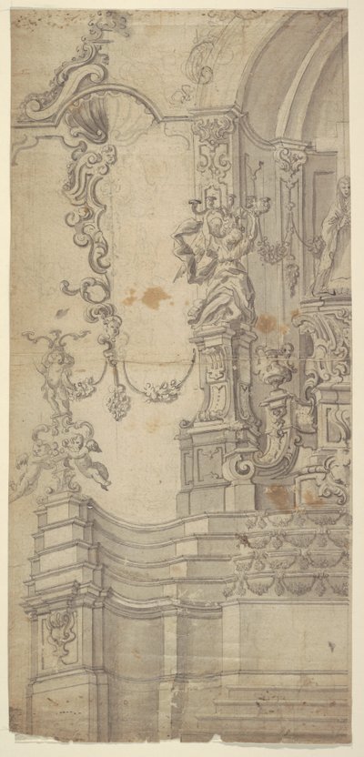 Ontwerp voor een altaar door Unknown artist