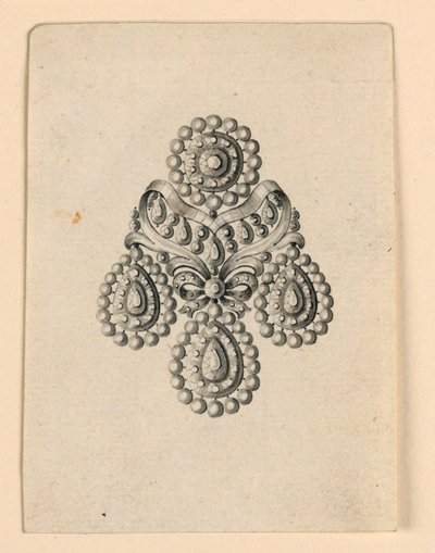 Ontwerp voor een Oorbel door Unknown artist