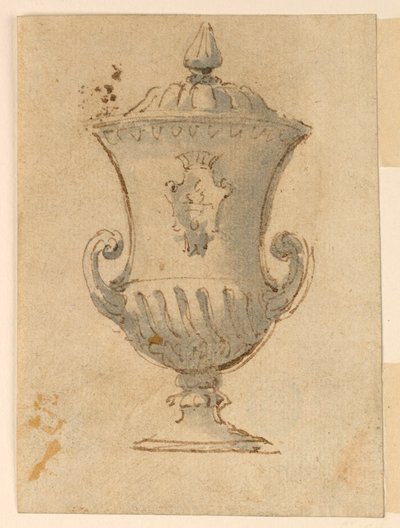 Ontwerp voor een urn door Unknown artist