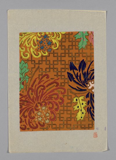 Ontwerp op papier door Unknown artist
