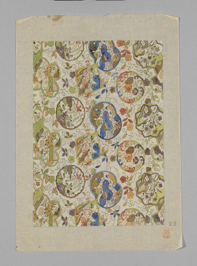 Ontwerp op papier door Unknown artist