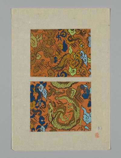 Ontwerp op papier door Unknown artist