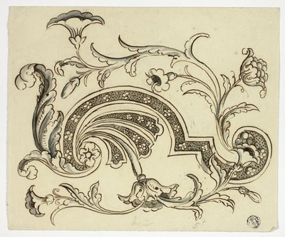 Ontwerp met Klaprozen door Unknown artist