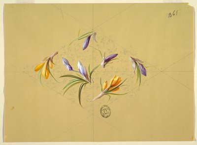 Ontwerpen voor Behang en Textiel: Bloemen door Unknown artist