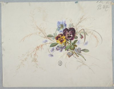 Ontwerpen voor Behang en Textiel: Bloemen door Unknown artist