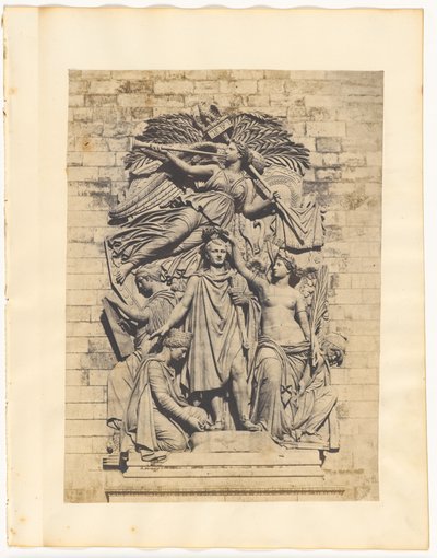 [Detail van "Le Triomphe" op de Arc de Triomphe]. door Unknown artist