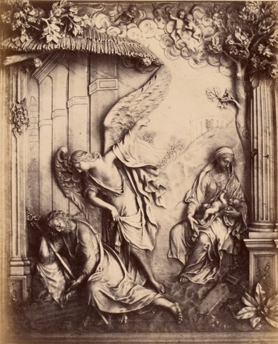 [Detail van reliëfsculptuur]. door Unknown artist