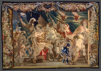 Ontdekking van het complot om Caesar en Cleopatra te vermoorden uit Het verhaal van Caesar en Cleopatra door Unknown artist