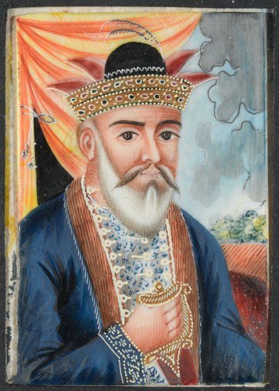 Dost Muhammad, Heerser van Afghanistan, circa 1835 door Unknown artist