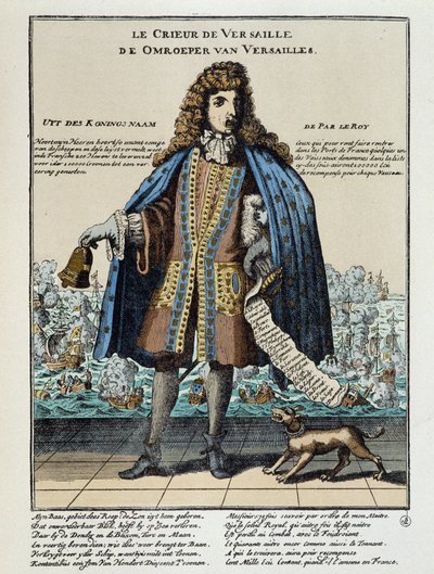 Nederlandse satirische prent tegen Lodewijk XIV: Slag bij de Hougue of de Franse vloot, bewapend om Jacobus II te herstellen en onder bevel van Anne Hilarion van Costentin (Cotentin), Graaf van Tourville (1642-1701), werd verslagen en deels vernietigd op 2 door Unknown artist