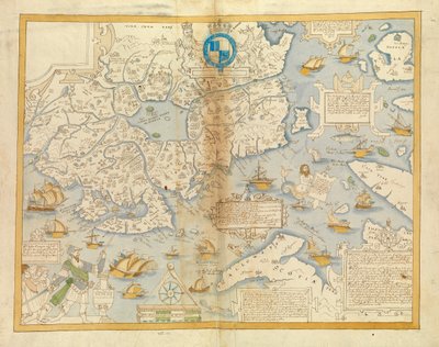 Oostelijk deel van Ulster, c.1594-1603 door Unknown artist