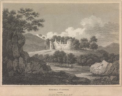 Edzell Castle, [Forfarshire?]; pagina 101 (Volume One) door Unknown artist