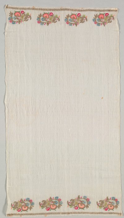 Geborduurde handdoek (Peshkir) door Unknown artist