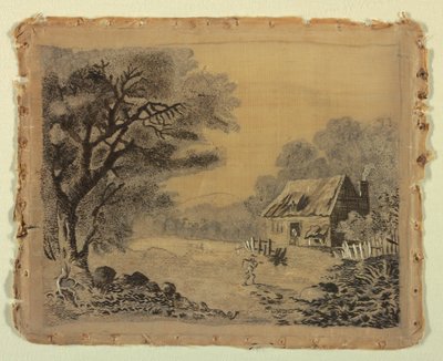 Geborduurd schilderij door Unknown artist