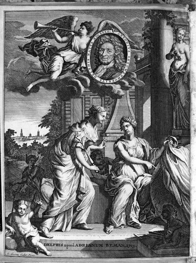 Valse titel (valse titel) van het volledige werk van de Nederlandse handelaar en geleerde Antoine van Leeuwenhoek (of Leeuvenhoek Leeuwenhoeck) (of Antoni of Anthonie) (1632-1723) 1719. door Unknown artist