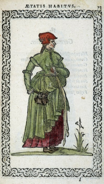 Vlaamse vrouw - in 