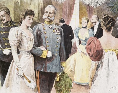 Festiviteiten in Oostenrijk: Francois Joseph I door Unknown artist