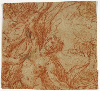 Het villen van Marsyas door Unknown artist