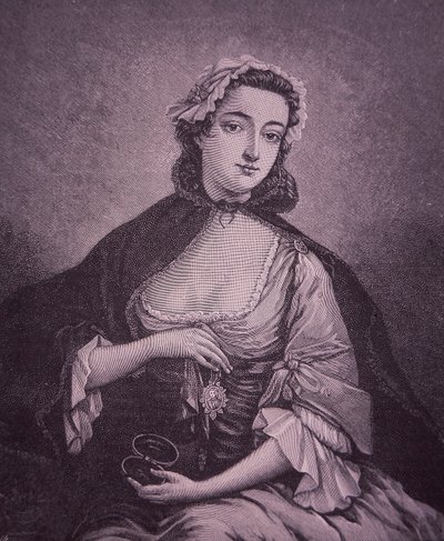 Flora Macdonald, toegewijde Jacobiet die Bonnie Prince Charlie hielp ontsnappen door Unknown artist
