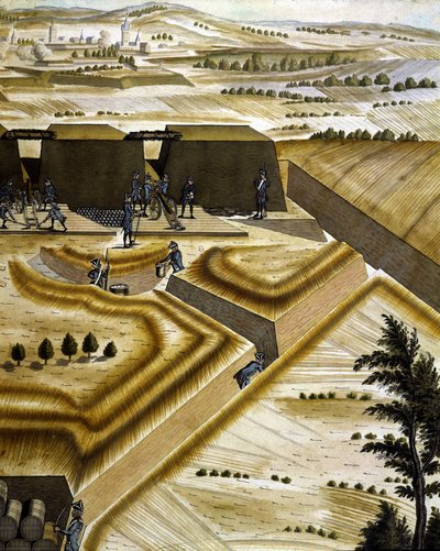Fortificatie van het type Vauban - in 