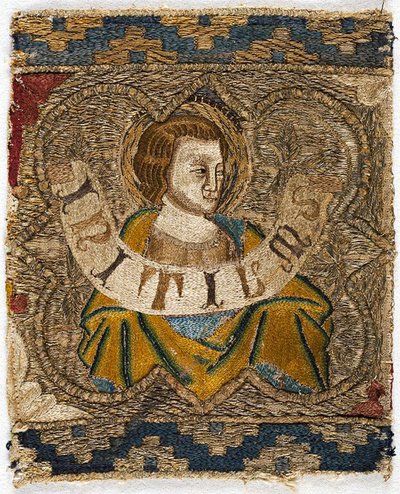 Fragment van een Orphrey door Unknown artist