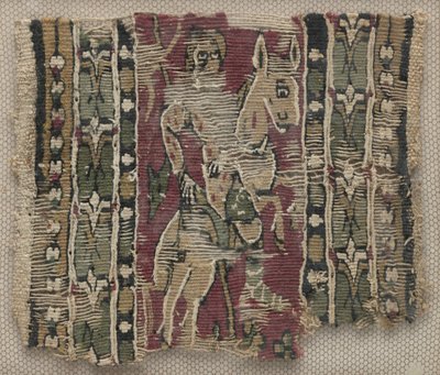 Fragment van een Clavus met Man te Paard door Unknown artist