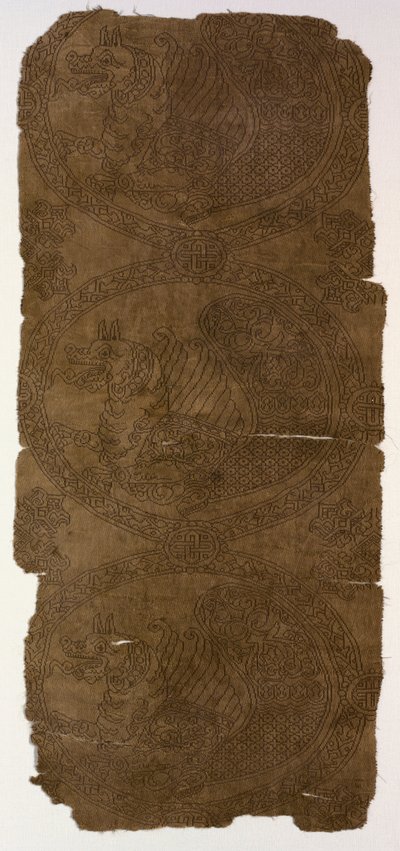 Fragment met Senmurvs door Unknown artist