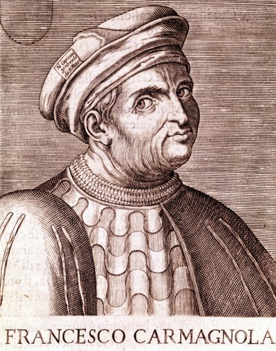 Francesco Bussone Graaf van Carmagnola Condottiere Italiaans (Carmagnola 1385 in Venetië 1432) door Unknown artist