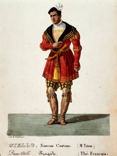 Francois Joseph Talma in Otello door Unknown artist