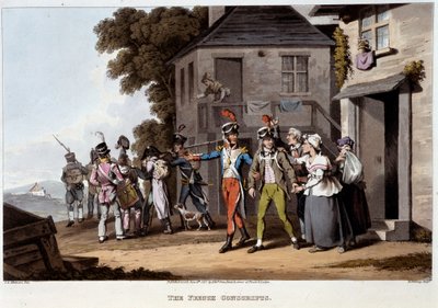 Franse dienstplichtigen, circa 1814 - in 