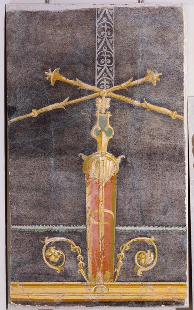 Frescofragmenten (7) door Unknown artist