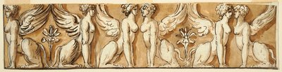 Fries met Sfinxen door Unknown artist