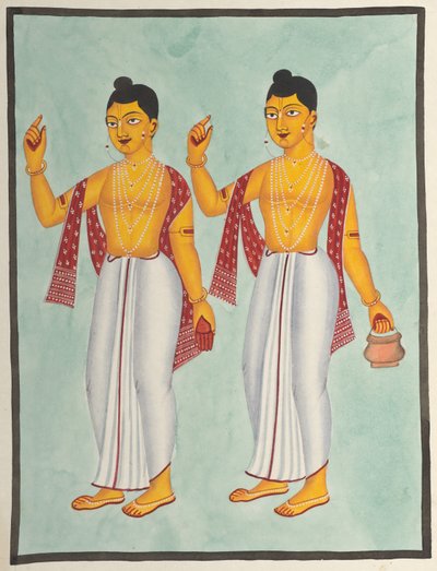 Gaur en Nitai door Unknown artist