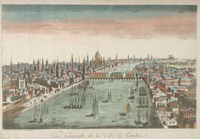 Algemeen Uitzicht op Londen door Unknown artist