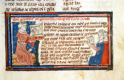 Geometer race - Verluchting uit de Middeleeuwen (ref. 418) door Unknown artist