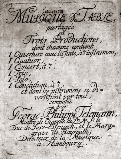Georg Philipp Telemann. Duitse componist (Magdeburg) door Unknown artist