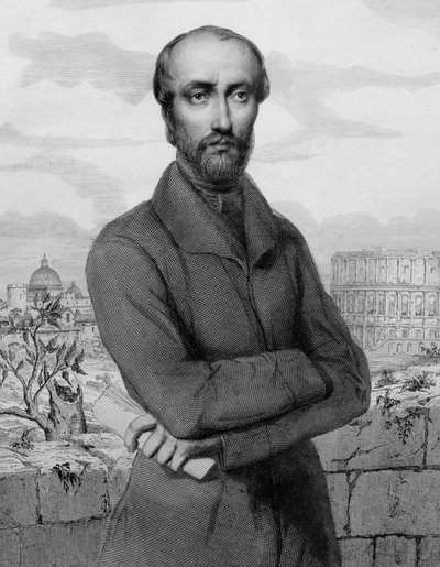 Giuseppe Mazzini, Italiaanse patriot en politicus - 1864 - Portret van de Italiaanse Republikeinse politicus Giuseppe Mazzini (1805-1872) door Unknown artist
