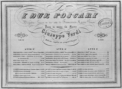 Giuseppe Verdi: bladmuziek voor piano van de opera 