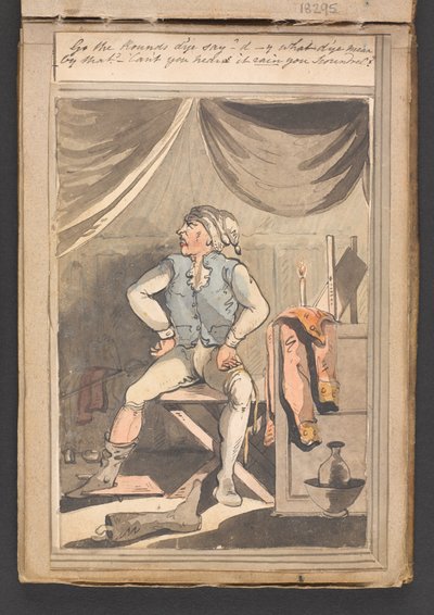 ‘Ga de rondes doen zeg je? Wat bedoel je daarmee? - Kun je niet horen dat het regent, schurk?’ door Unknown artist