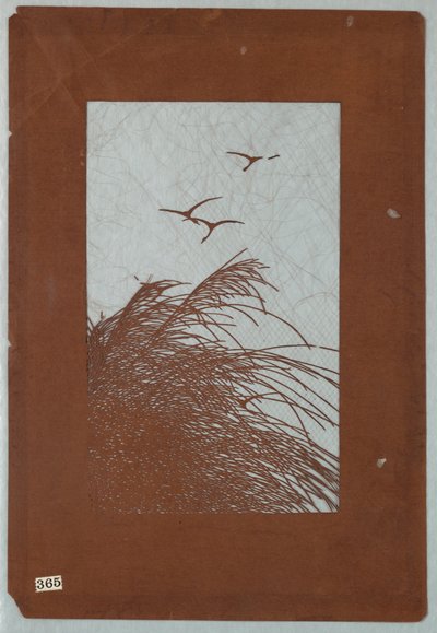 Grassen en Kraanvogels door Unknown artist