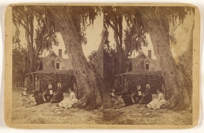 [H(arriet) B(eecher) Stowe thuis in Florida]. door Unknown artist
